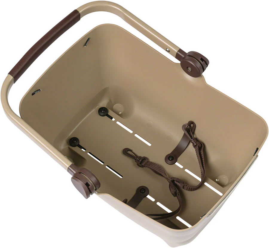 Basil Buddy KF Dog Bicycle Basket - Tan - Image 4