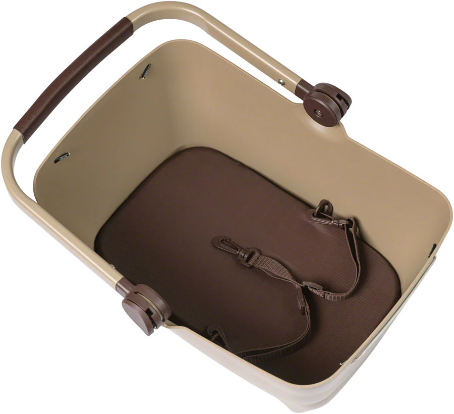 Basil Buddy KF Dog Bicycle Basket - Tan - Image 5